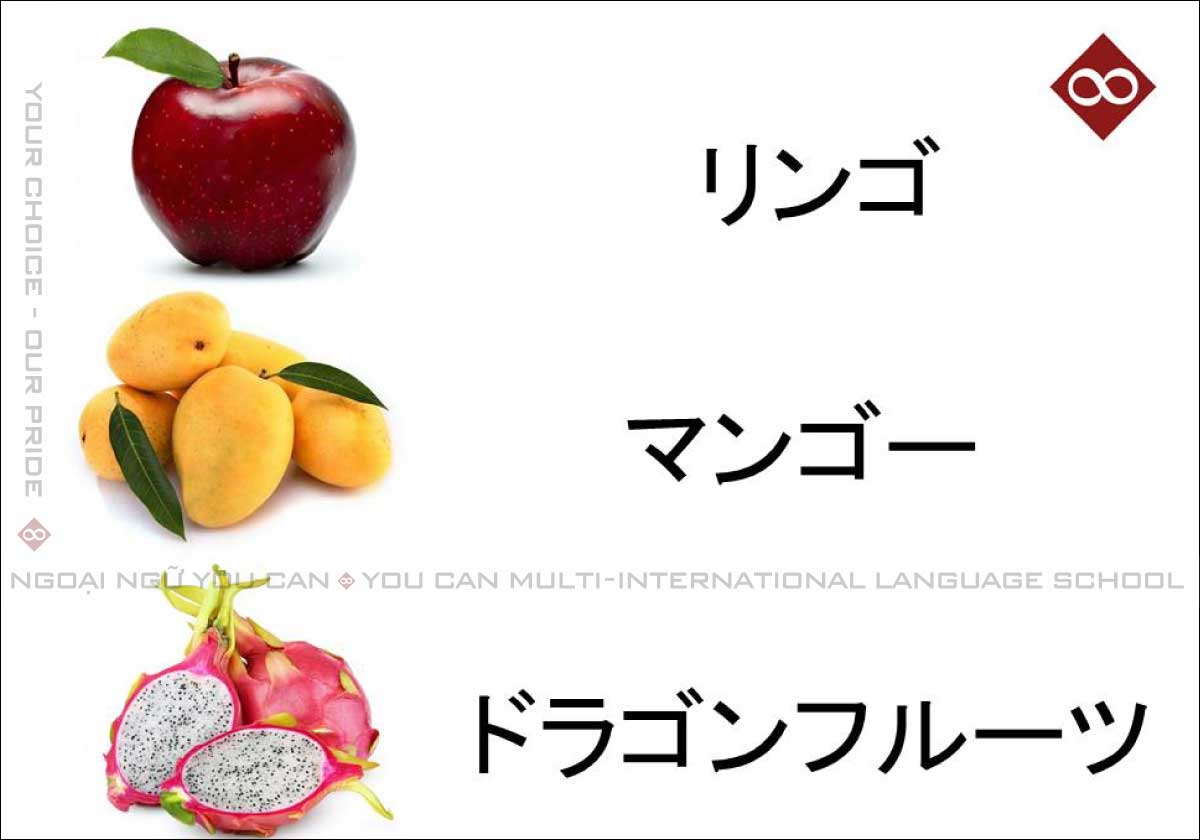 Từ Vựng Trái Cây Tiếng Nhật - Ngoại Ngữ Tầm Nhìn Việt
