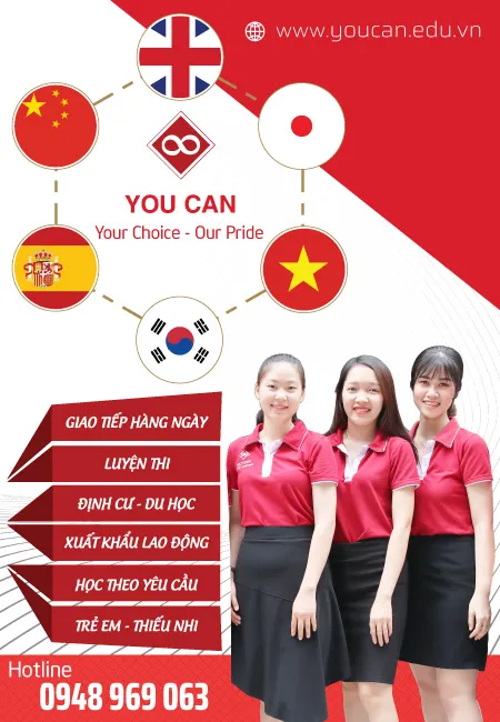Ngoại ngữ you can banner dien thoai 2024