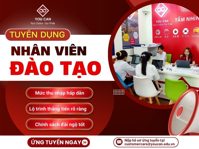 Tuyển dụng nhân viên đào tạo
