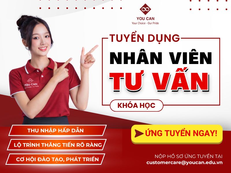 Tuyển dụng nhân viên tư vấn khóa học