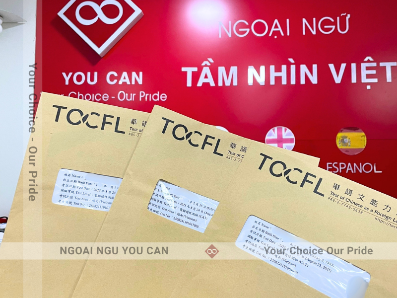 Thành quả học viên tham gia khóa luyện thi TOCFL/HSK